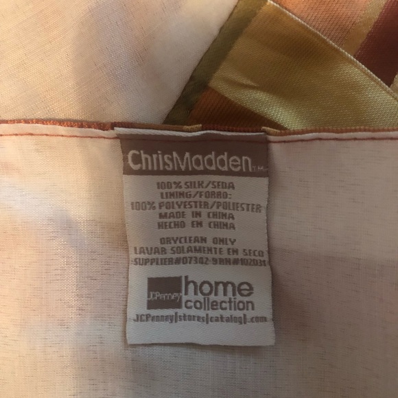 Chris madden set of 5 wales silk valance’s - Picture 5 of 6